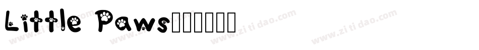Little Paws字体转换